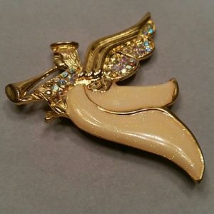 Vintage ANGEL brooch